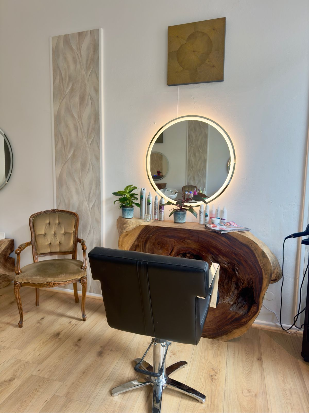 Entspannte Atmosphäre im Salon